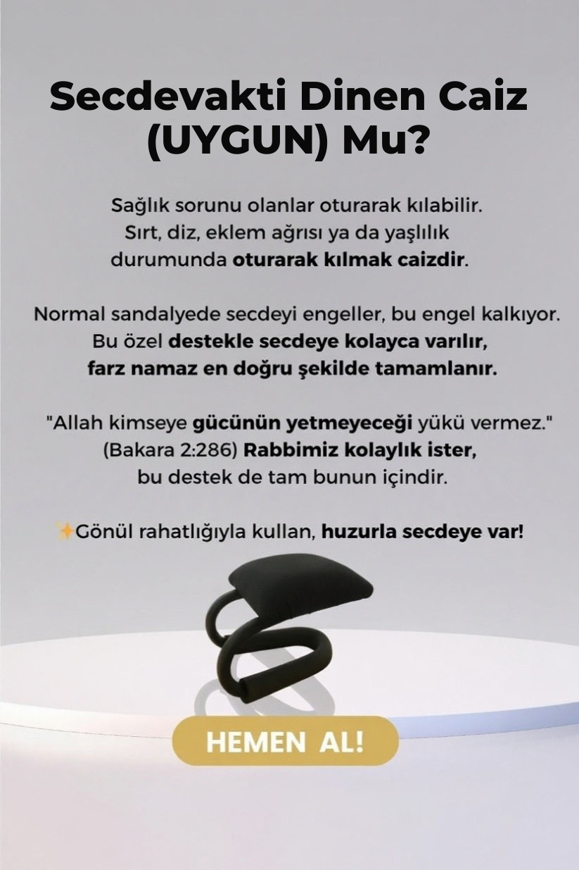 Ortopedik Secde Desteği